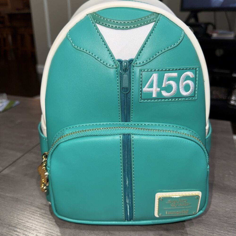 Squid Games Seong Gi-Hun Player 456 Cosplay Mini Backpack